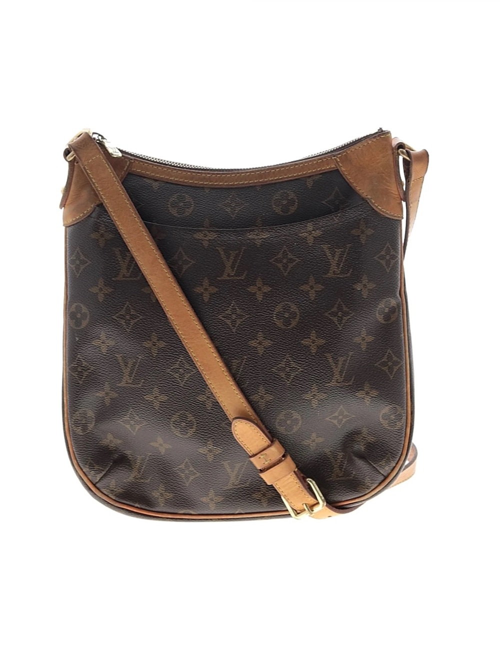 Louis Vuitton Odeon PM Monogram Crossbody Bag in Brown and Tan